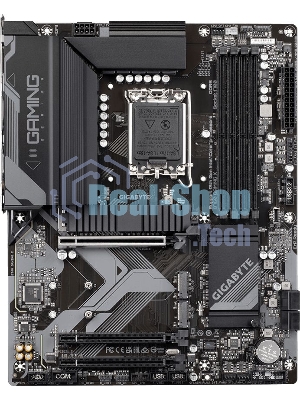 Материнская плата Gigabyte B760 GAMING X, LGA 1700, Intel B760, 4xDDR5, 4xSATA, 3xM.2, 1xPCI-E 4.0 x16, 2xPCI-E 3.0 x1, 1xHDMI, 1xDP, 1x 2.5Gb LAN, 1xUSB 3.2 Gen 2, 1xUSB 3.2 Gen 1, 5xUSB 2.0, 6x3.5 мм, 7.1, ATX