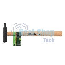 Молоток Сибртех 10211 слесарный, 200 г, квадратный боек, деревянная рукоятка