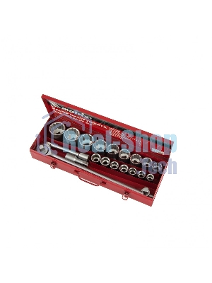 Набор головок Matrix квадрат 3/4'' головки 19 х 50 мм 20 предм. в метал. боксе