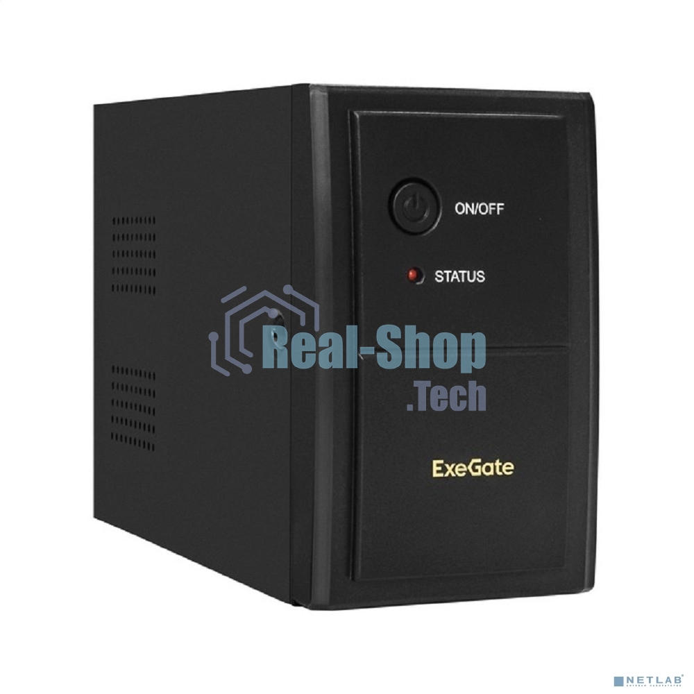Источник бесперебойного питания ExeGate EX292774RUS SpecialPro UNB-800.LED.AVR.4C13.RJ.USB 800VA/480W, LED, AVR, 4*C13, RJ45/11, USB, металлический корпус, черный