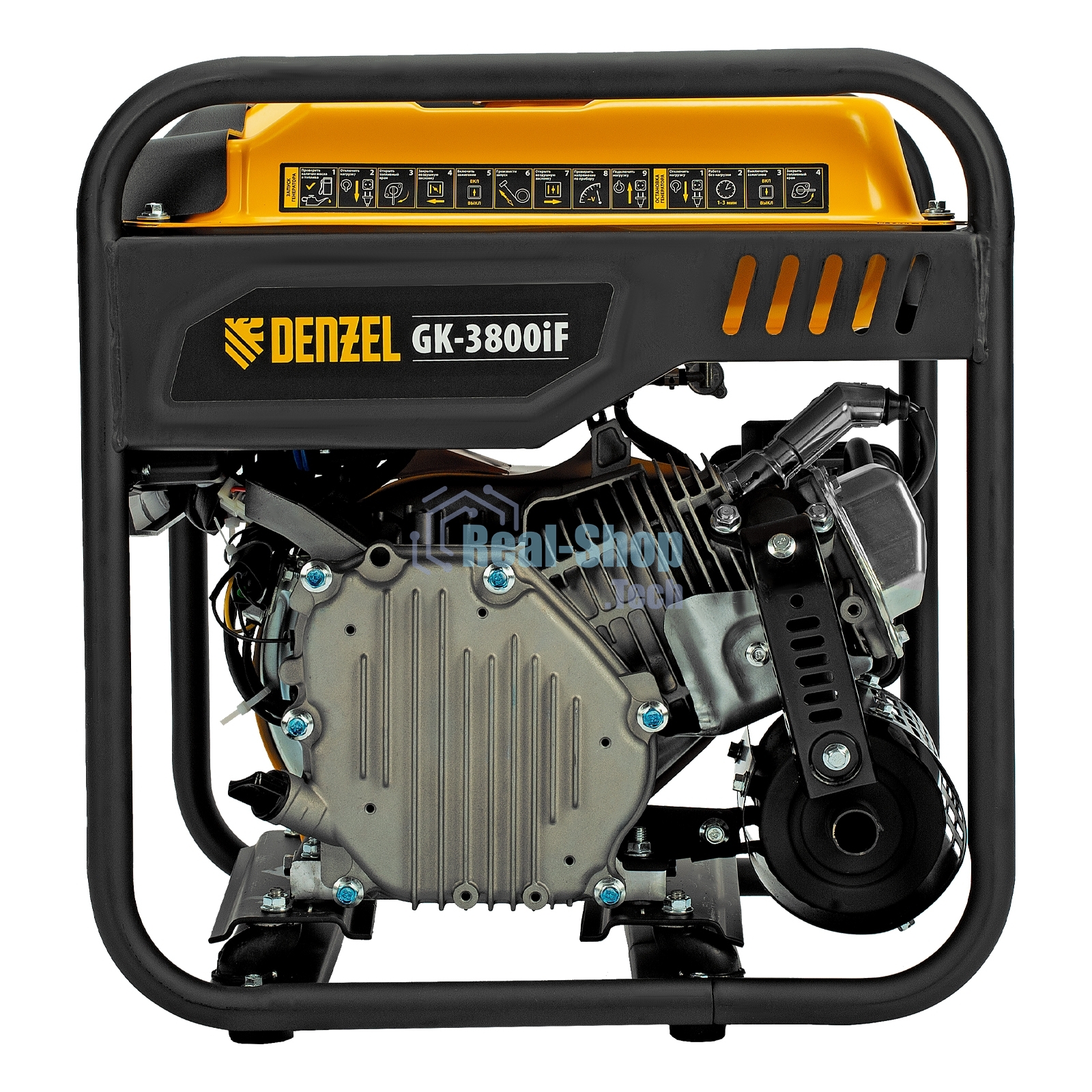 Генератор инверторный Denzel GK-3800iF, 3,8 кВт, 230 В, ручной старт