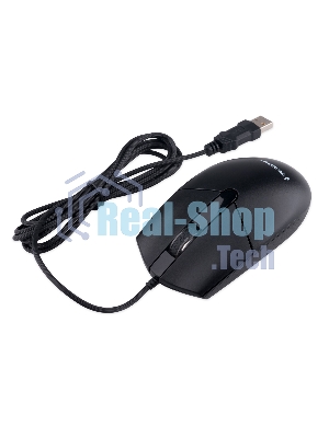 Комплект клавиатура+мышь Gembird KBS-9050L проводной, USB, 1000 DPI, чёрный