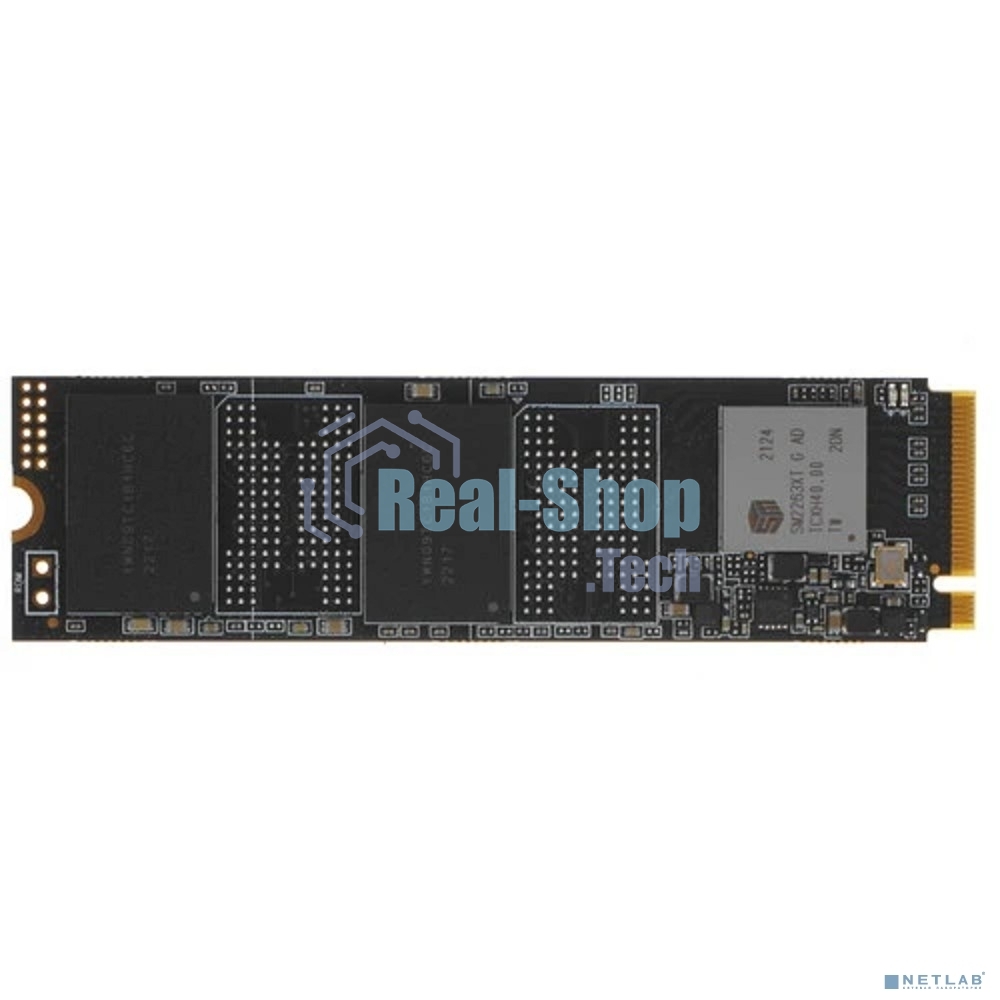 Накопитель SSD QUMO Novation, 512Gb, PCIe 3.0 x4, M.2 2280, NVMe, R/W 2500/1900