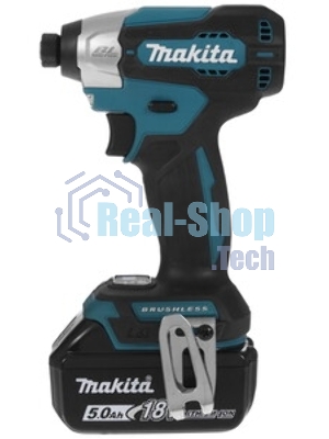 Дрель-шуруповерт Makita DTD157RTJ, 18 В, 5 Ач, 140 Нм, бесщеточный, ударный