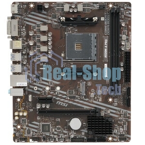 Материнская плата MSI A520M-A PRO, AM4, AMD A520, 2xDDR4, 4xSATA, 1xM.2, 1xPCIe 3.0 x16, 1xDVI-D, 1xHDMI, 1x 1Gb LAN, 2xUSB 2.0, 4xUSB 3.2 Gen 1, 3x3.5 мм, 7.1, mATX
