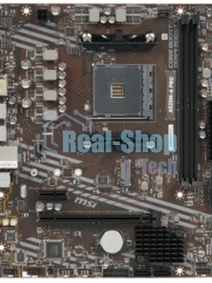 Материнская плата MSI A520M-A PRO, AM4, AMD A520, 2xDDR4, 4xSATA, 1xM.2, 1xPCIe 3.0 x16, 1xDVI-D, 1xHDMI, 1x 1Gb LAN, 2xUSB 2.0, 4xUSB 3.2 Gen 1, 3x3.5 мм, 7.1, mATX