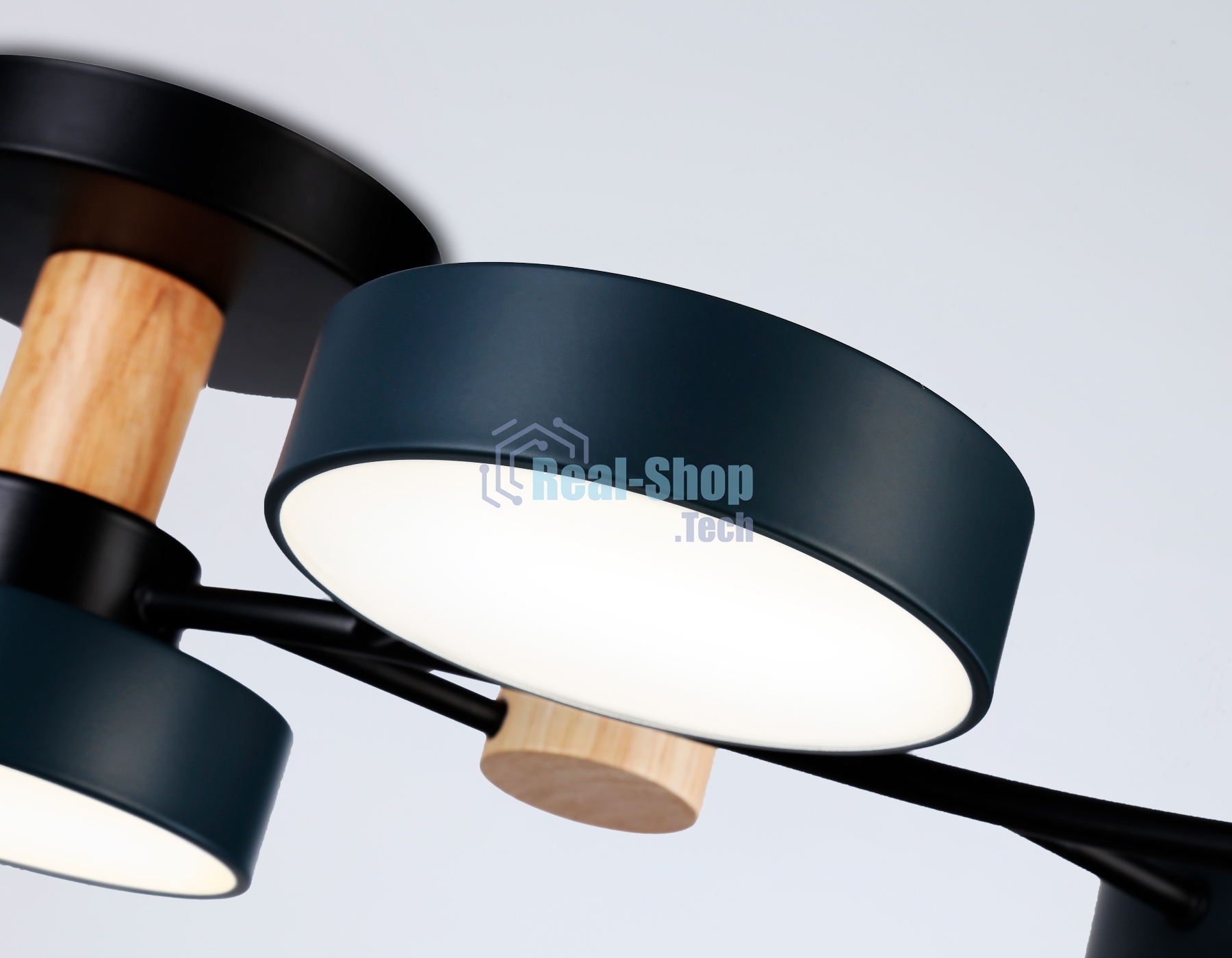 Светильник Ambrella light FL4835/5 BK черный 3000K-6400K 70W 830*400*160 (ПДУ ИК)