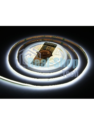 Светодиодная лента Ambrella light GS4613 COB 400Led/10W m/ 24V IP20 6500K/ 5m*5mm*2.1mm (2 конт.)