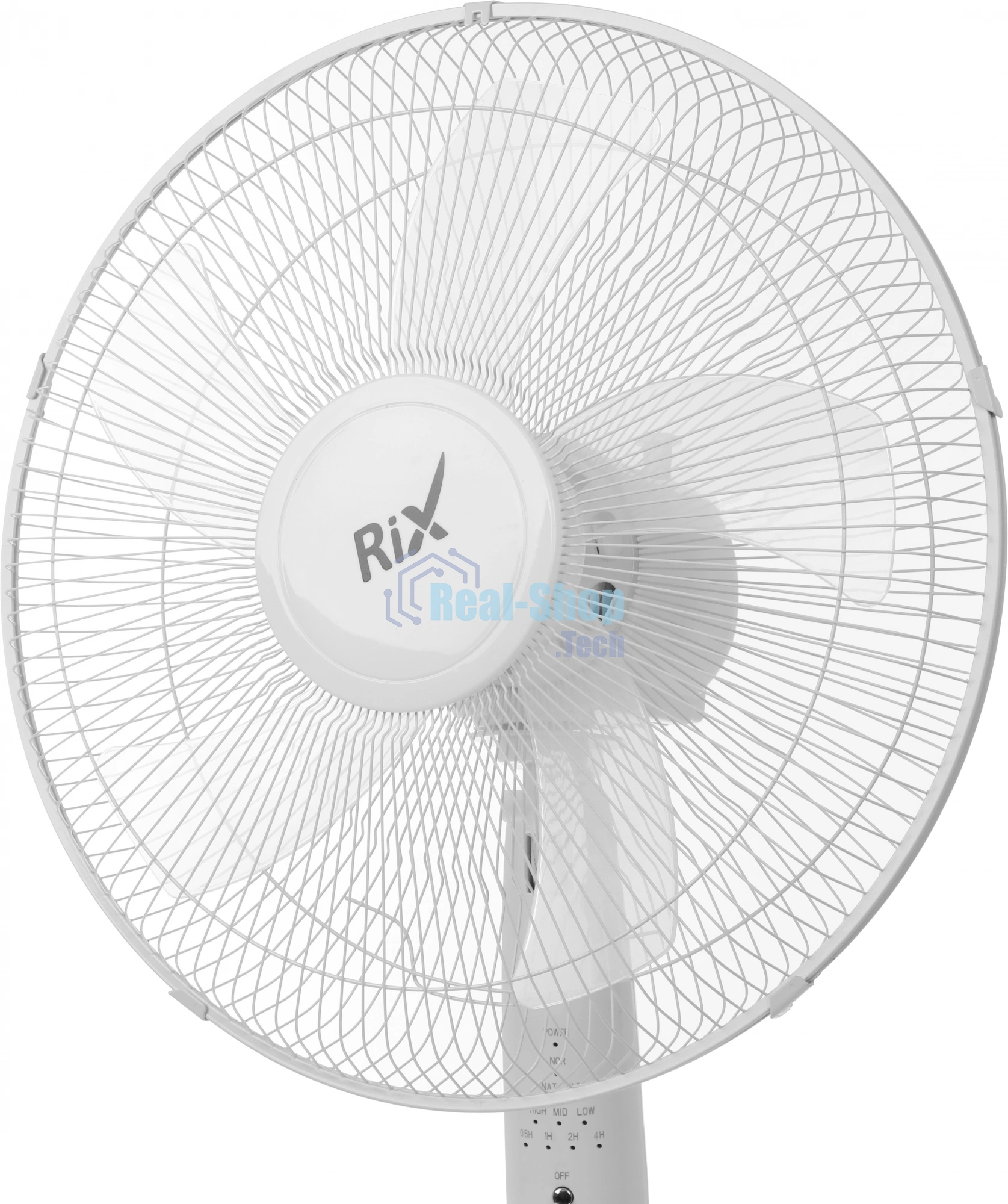 Вентилятор Rix RSF-4500L белый, напольный, 45 Вт, 3 скорости, 36 см