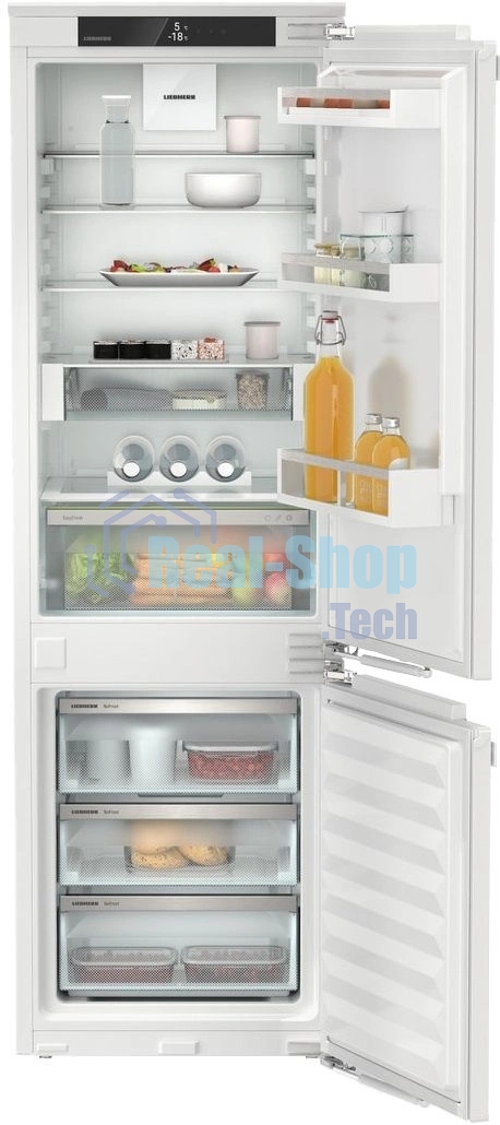 Встраиваемый холодильник Liebherr ICNd 5123 001 белый, двухкамерный, 190/83л, морозилка снизу, No Frost