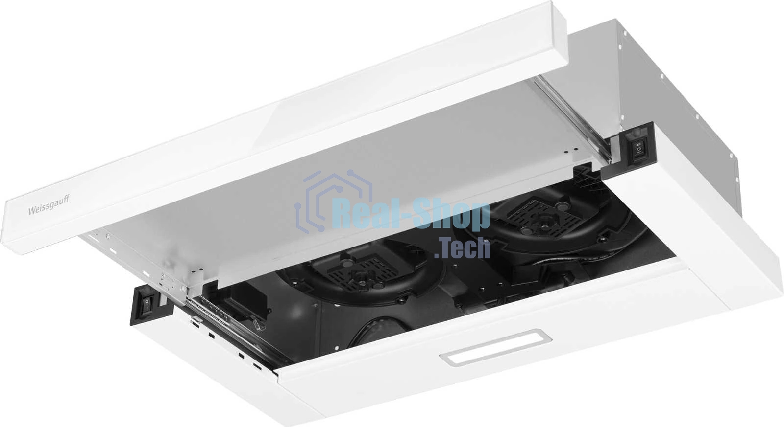 Вытяжка Weissgauff TEL 600 2M White Glass