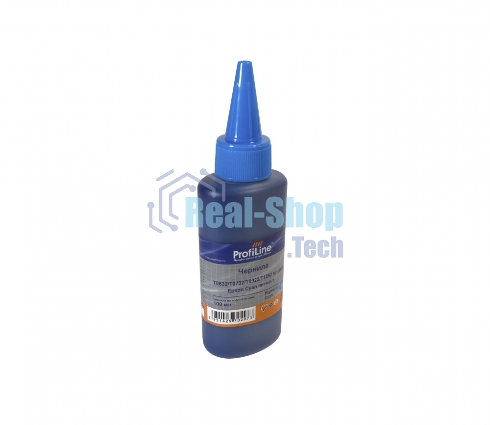 Чернила ProfiLine PL-T0632/T0732/T0922/T1282 для принтеров Epson Cyan C67/C79/C87/C91/CX3700/4100/4300/4700/3900/3905/4900/TX106/109/117/119/T26/T27 S22/SX125/SX130/420W/425W/Office BX305F/BX305FW водн 100 мл