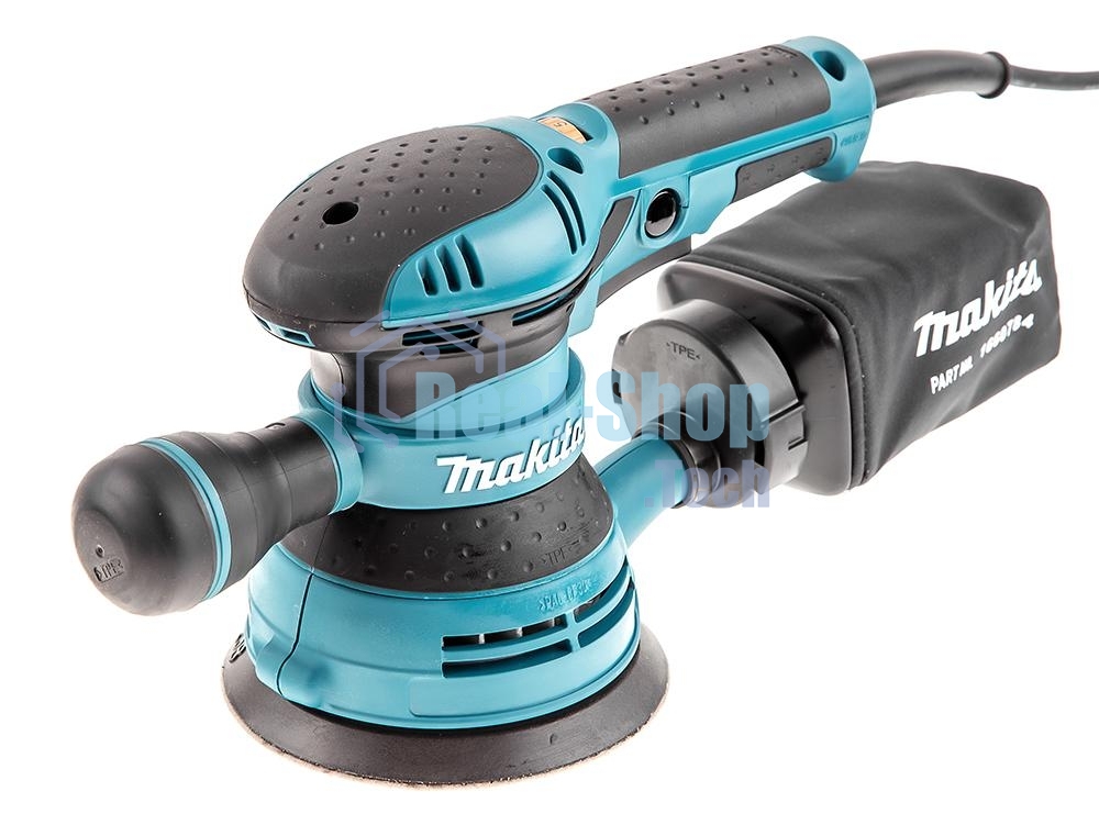Эксцентриковая шлифовальная машина Makita BO5041 ЭШМ,300Вт,ф125мм,4000-12000об\м,ампл-2.8мм,1.4кг,кор,п\сборник,доп.рукоятка