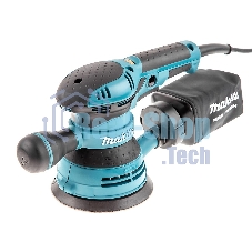 Эксцентриковая шлифовальная машина Makita BO5041 ЭШМ,300Вт,ф125мм,4000-12000об\м,ампл-2.8мм,1.4кг,кор,п\сборник,доп.рукоятка