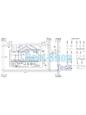 Устройство управления резервным питанием AVR-02 (3х400В+N; 5 перекл. х8А; IP20) F&F EA04.006.004