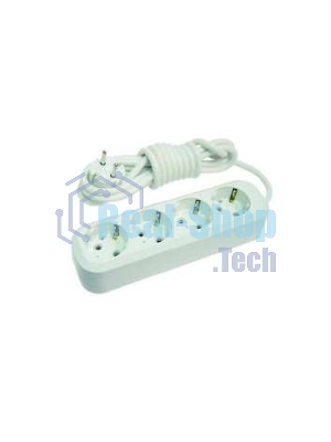 Удлинитель 4 гн 3 м с\з Makel MGP153