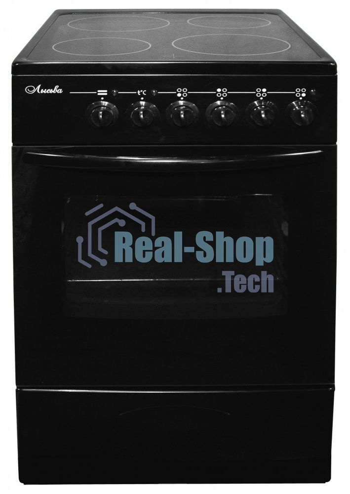 Плита электрическая Лысьва EF4002MK00 черный, конфорок 4, духовка 57 л, 50 см x 84 см x 60 см (без крышки)