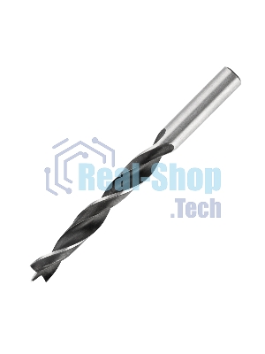 Сверло по дереву Kranz 10х130 мм, цилиндрический хвостовик