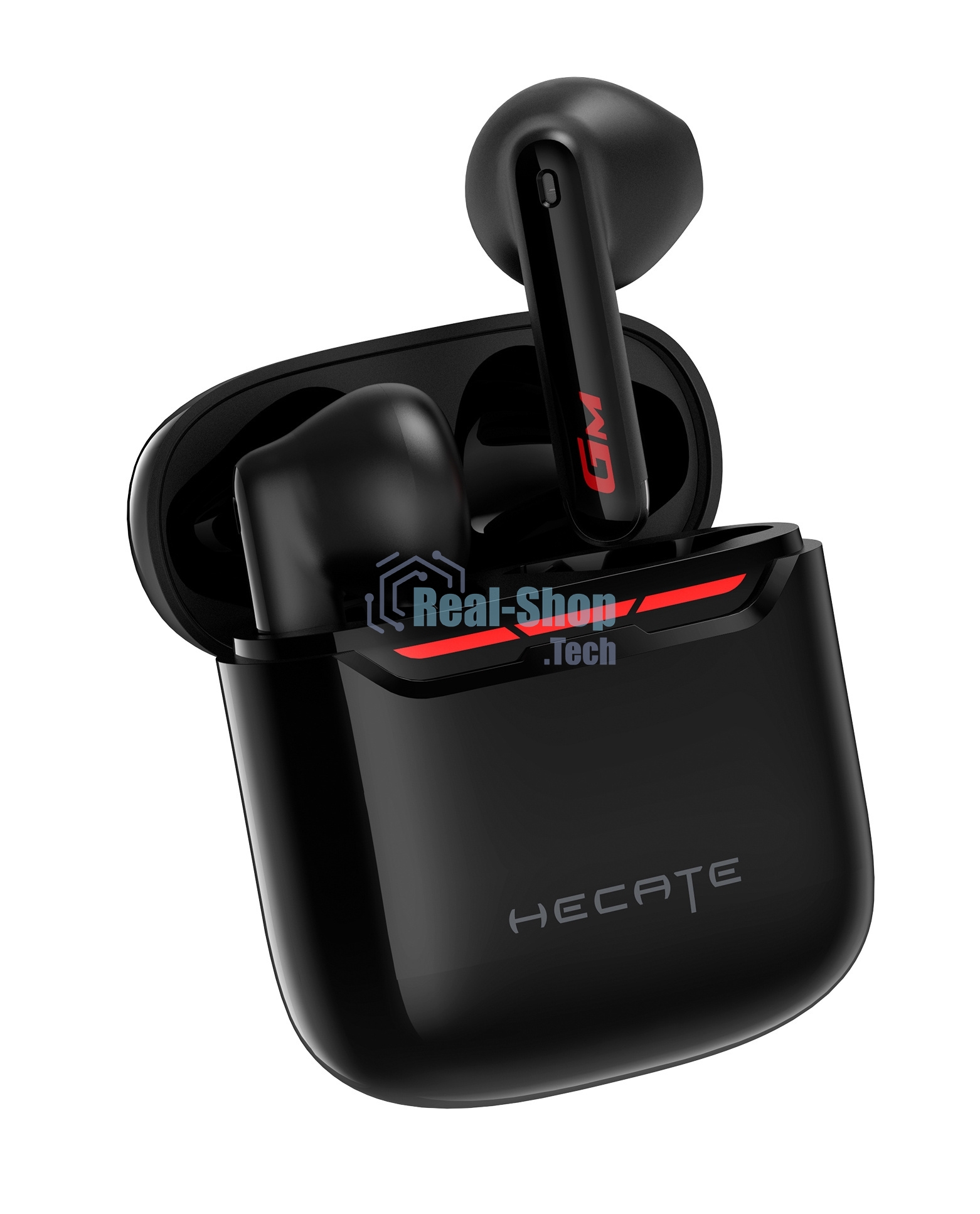 Наушники TWS Edifier Hecate GM3 Plus черный, вкладыши, Bluetooth, до 5.5 ч