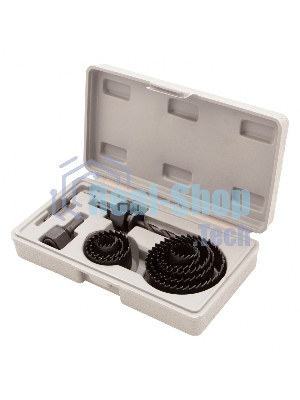 Набор кольцевых пил Matrix по дереву, 19-64 мм 11 предм