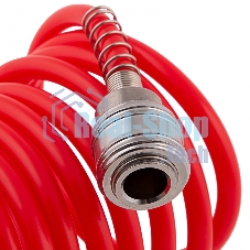 Шланг спиральный Matrix воздушный, 15 м, с быстросъемными соединениями