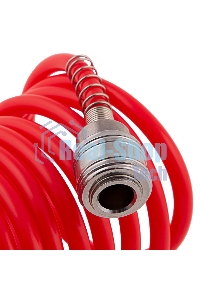 Шланг спиральный Matrix воздушный, 15 м, с быстросъемными соединениями