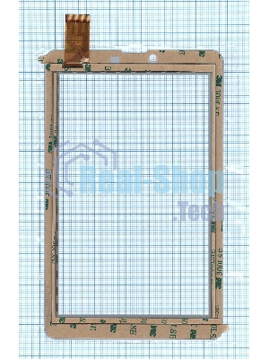 Сенсорное стекло (тачскрин) DP070177 белое