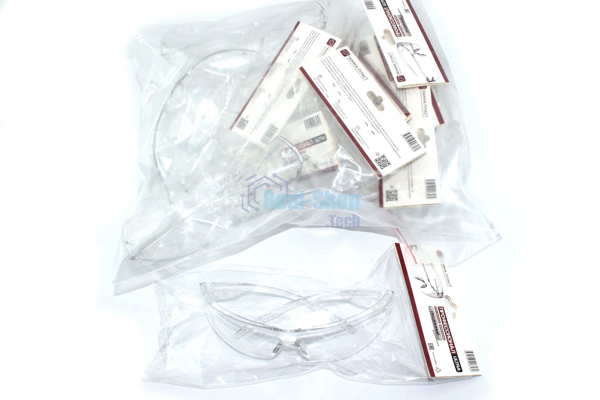 Очки защитные ПРОФЕССИОНАЛ ULTRA прозрачные 10 шт