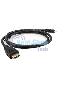 Кабель VCOM/TELECOM HDMI-19M -- MicroHDMI-19M ver 2.0+3D/Ethernet,1m Telecom TCG206-1M