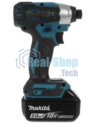 Дрель-шуруповерт Makita DTD157RTJ, 18 В, 5 Ач, 140 Нм, бесщеточный, ударный