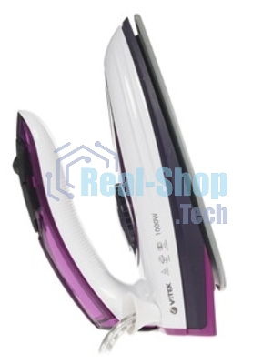 Утюг дорожный Vitek VT-8305 1000 Вт белый/фиолетовый