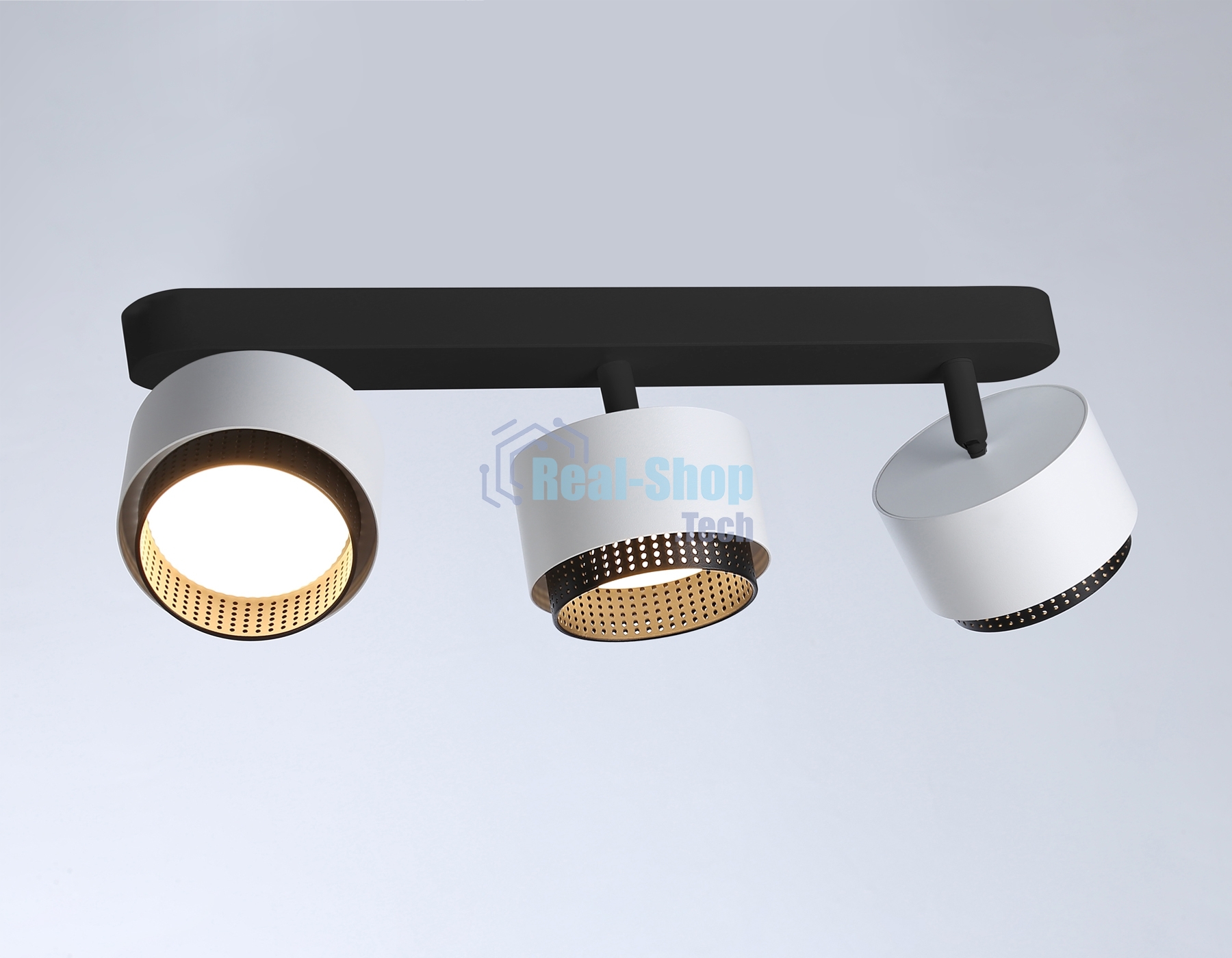 Светильник Ambrella light TN71291/3 WH/BK белый/черный GX53/3 max 12W 400*95*137