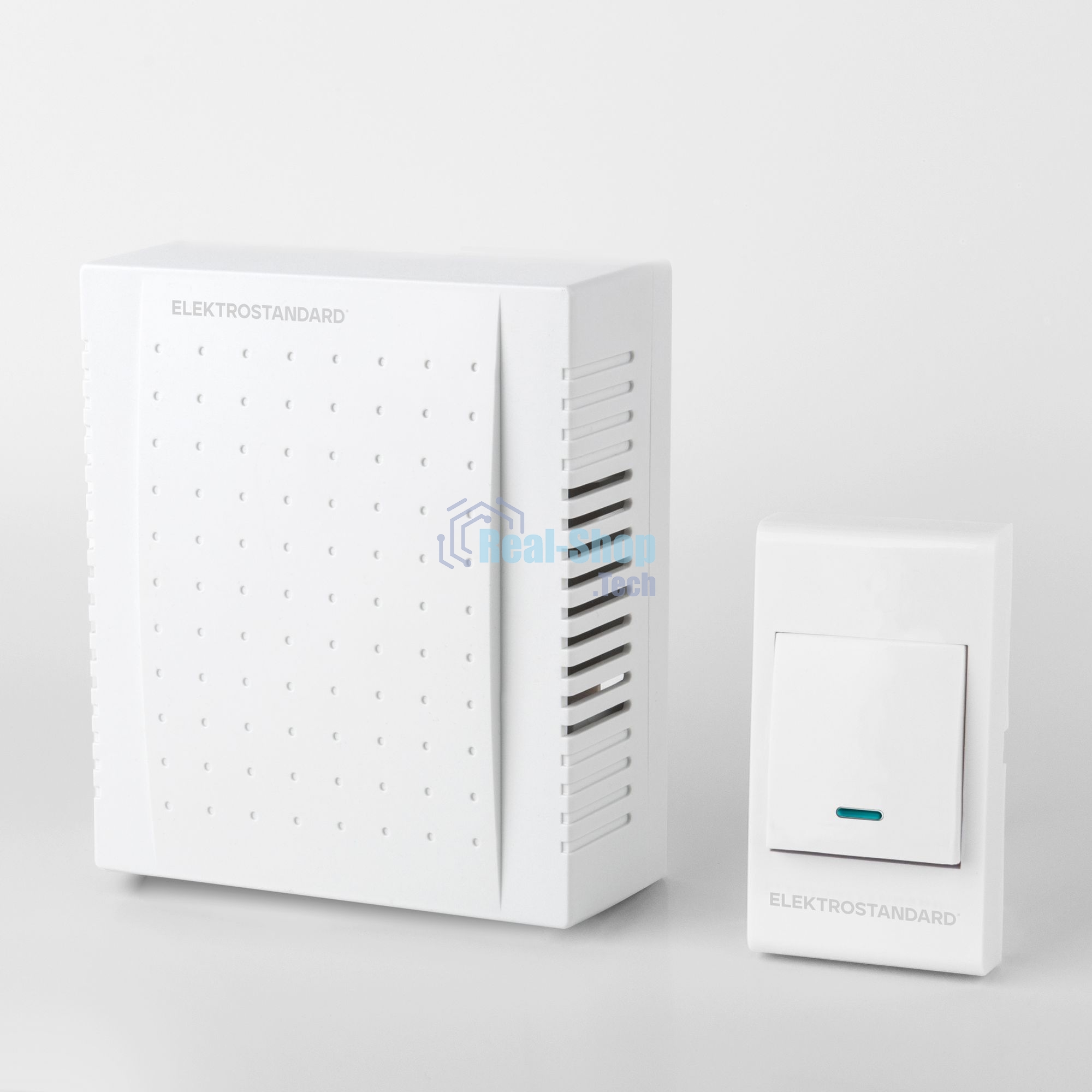 Звонок электрический бытовой (дверной) DBQ26M WM 1M IP44 / Белый