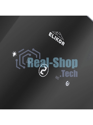 Вытяжка наклонная Elikor Rise BK 60 черный, 60 см, 750 куб. м/ч, 56 дБ