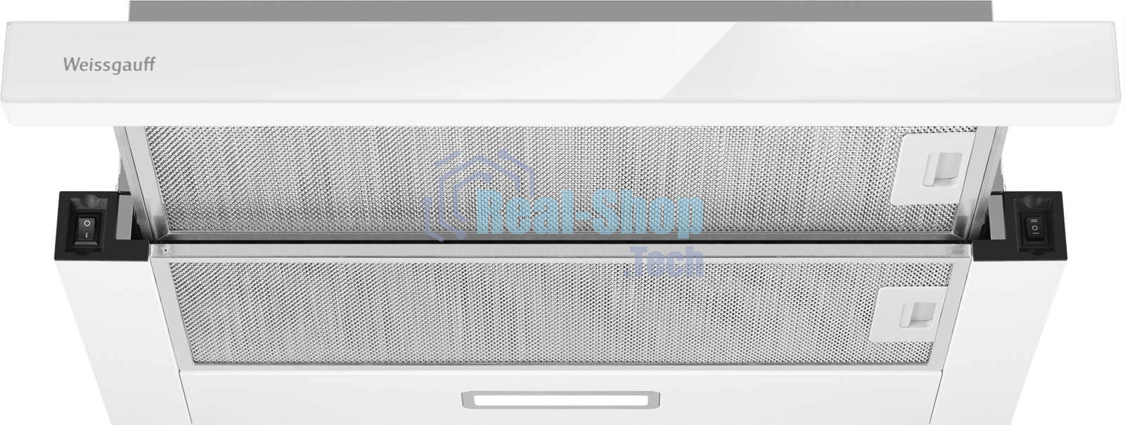 Вытяжка Weissgauff TEL 600 2M White Glass