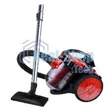 Пылесос Centek CT-2531 (красн/черн) мультициклон 1800/350Вт, стакан 1,5 л, телескоп металл. трубка