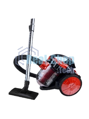 Пылесос Centek CT-2531 (красн/черн) мультициклон 1800/350Вт, стакан 1,5 л, телескоп металл. трубка