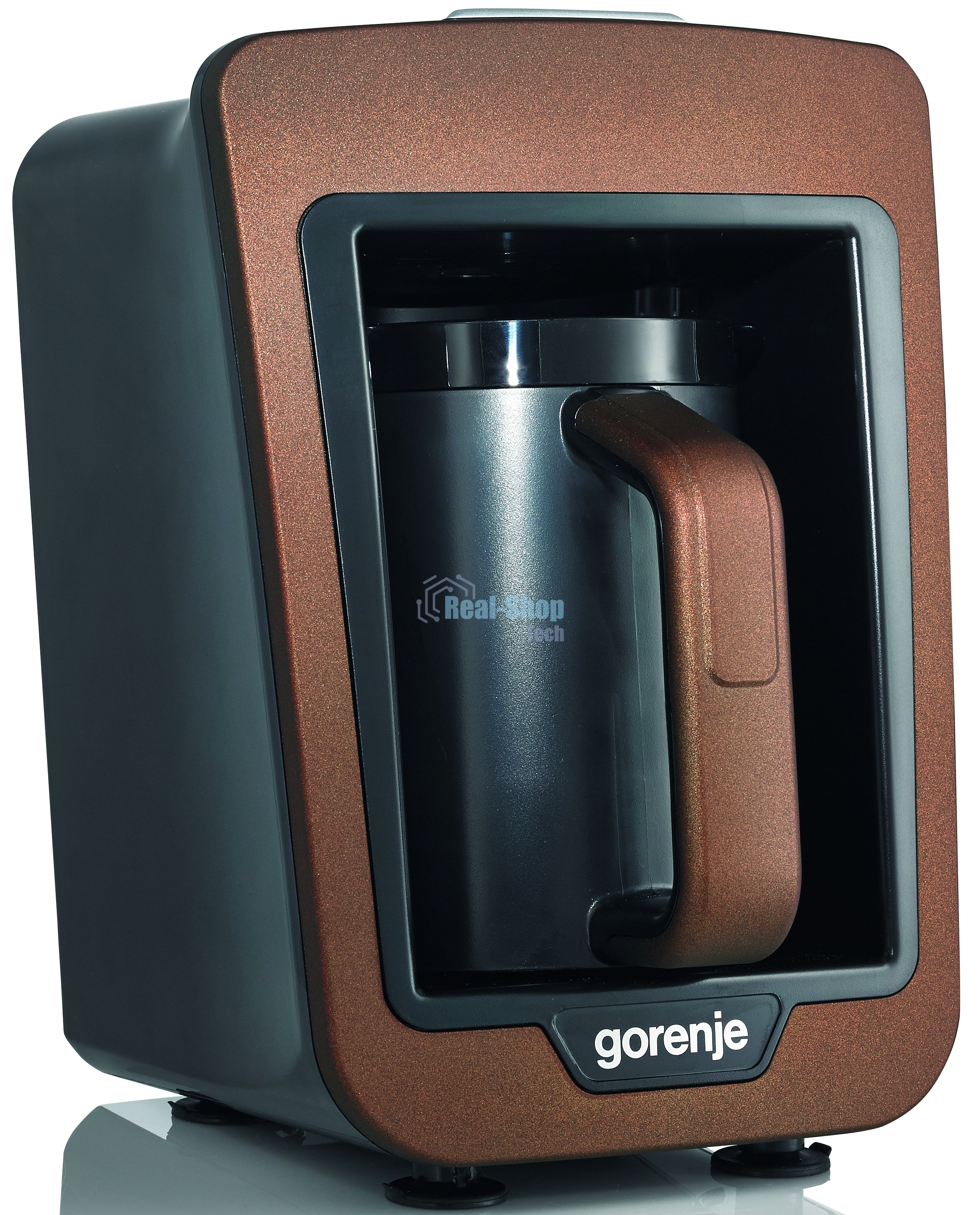 Кофеварка Gorenje ATCM730T медный/черный, исп. кофе - молотый, 0.27 л, 730 Вт.