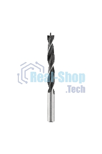 Сверло по дереву Kranz 10х130 мм, цилиндрический хвостовик