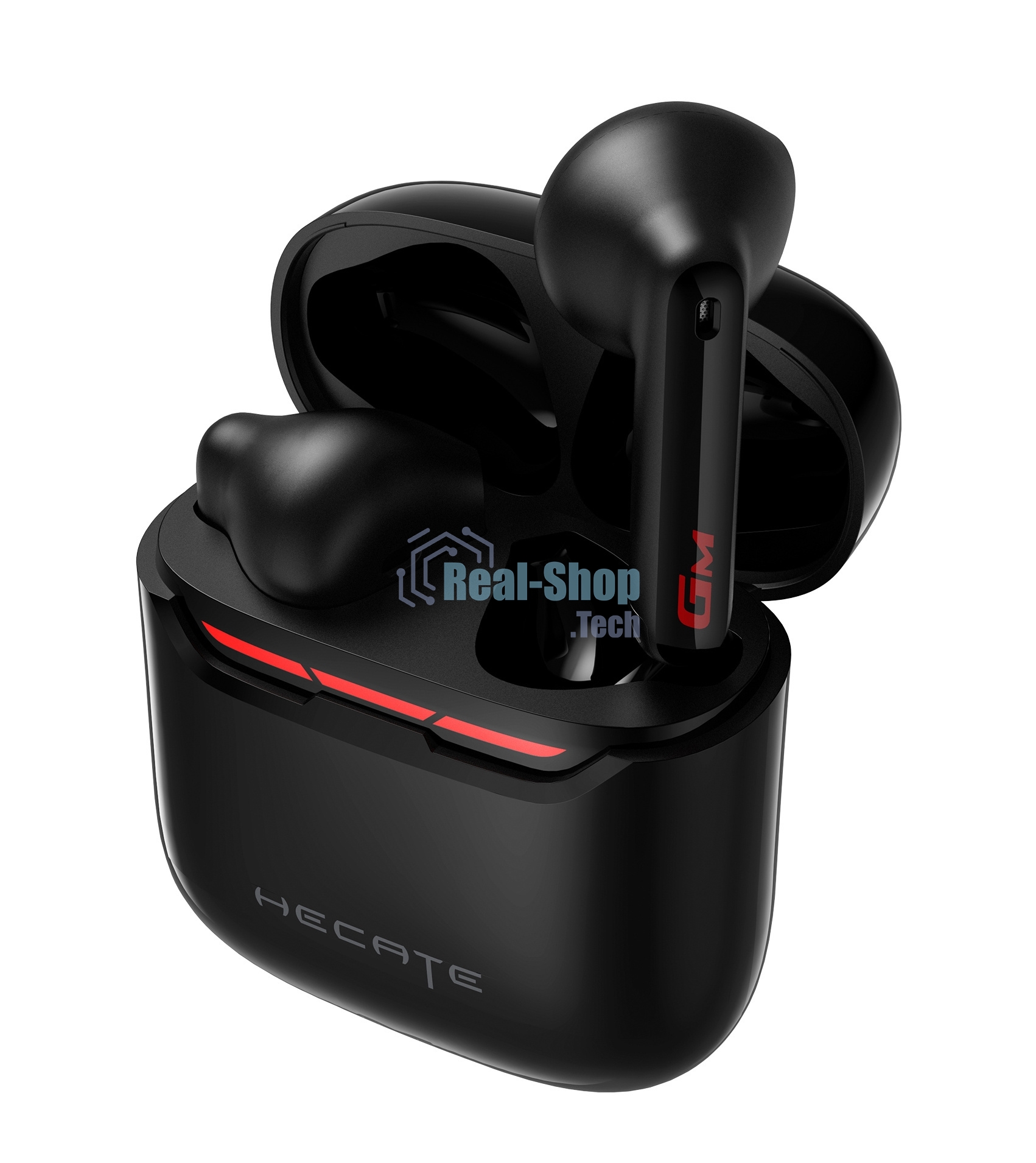 Наушники TWS Edifier Hecate GM3 Plus черный, вкладыши, Bluetooth, до 5.5 ч