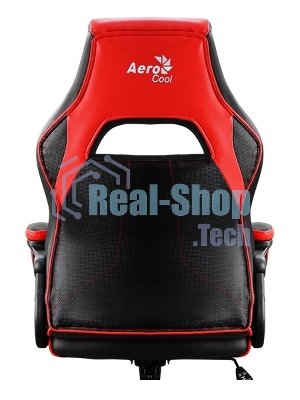 Кресло Aerocool AC40C AIR чёрный, экокожа, 150 кг, механизм качания