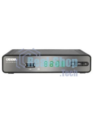 Приставка для цифрового ТВ Cadena CDT-2351SB черный, DVB-T2, DVB-T, HDMI, USB 2.0