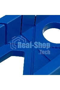 Стусло пластиковое Сибртех синее, 4 угла для запила+пила 450 мм