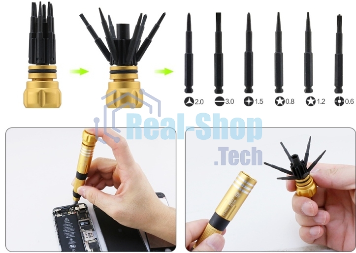 Отвертка со сменными насадками Best BST-8927A