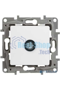 Розетка телевизионная проходная, 15дБ, бел. ETIKA