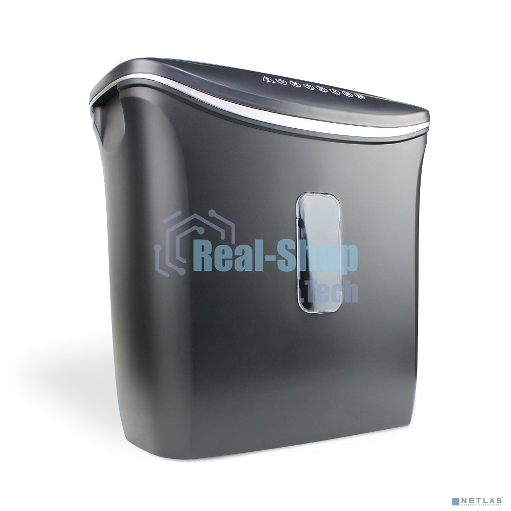 Шредер ГЕЛЕОС УД14-5, (DIN P-5), фрагмент 1,9х12мм, 5-6 лист (70г/м2), скобы, 14 литров