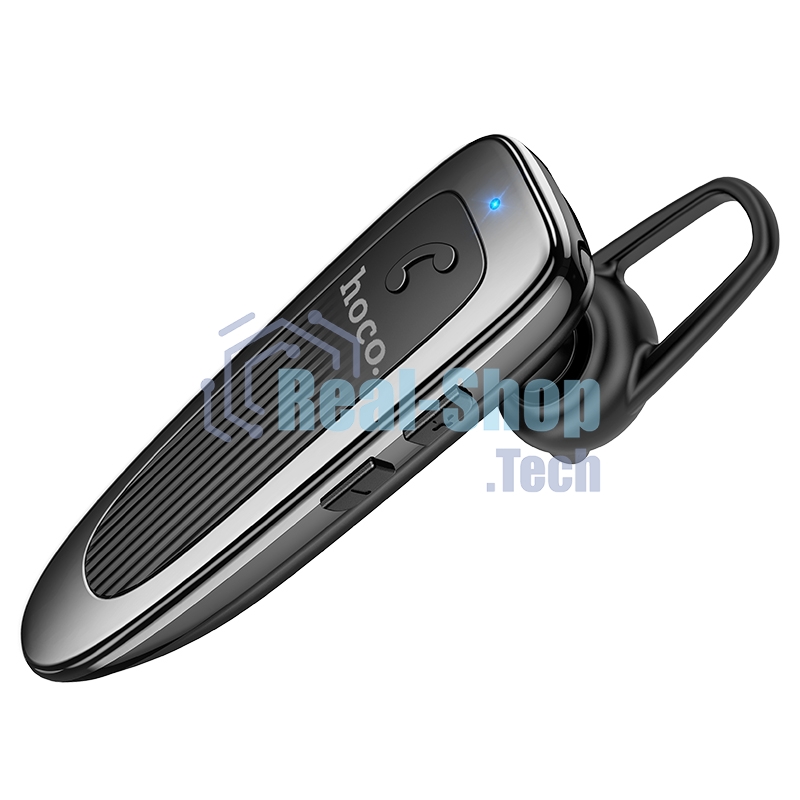 Беспроводная моно-гарнитура Hoco E60 черный, вкладыш с заушником, Bluetooth, до 10 ч