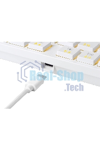 Клавиатура беспроводная Redragon Anubis беспроводная, USB, Bluetooth/Радиоканал, белый