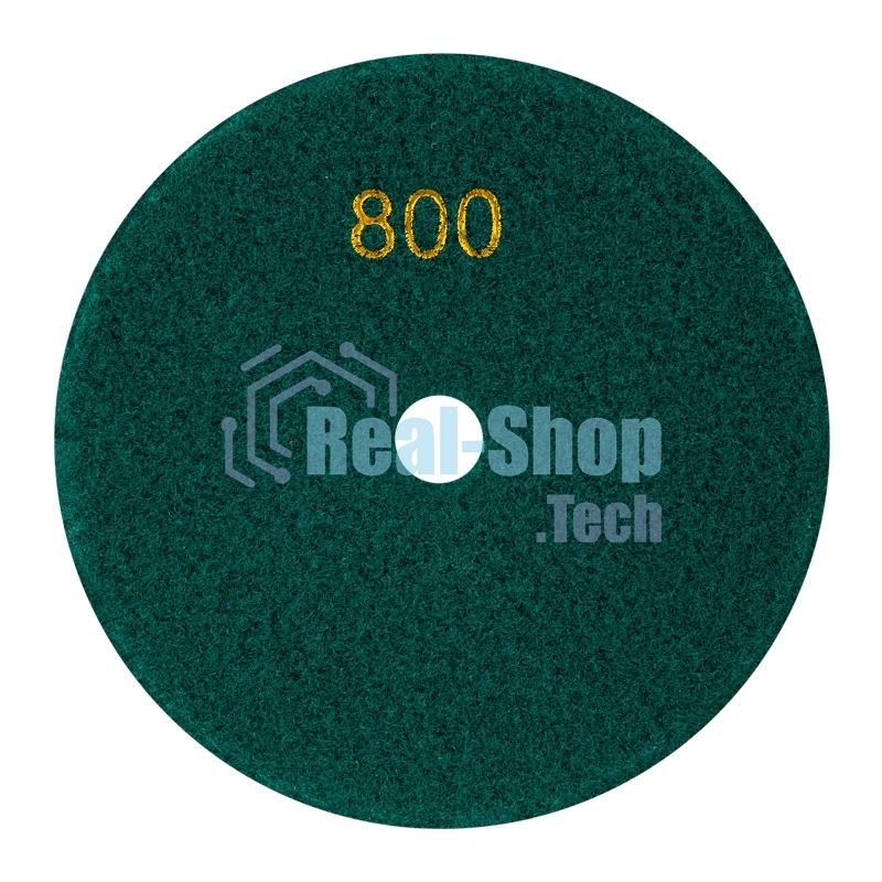 Круг алмазный KRANZ гибкий шлифовальный Черепашка 100 мм, P800, сухое шлифование