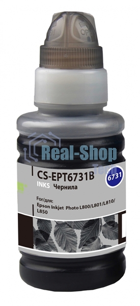 Чернила Cactus CS-EPT6731B черный100мл для Epson L800/L810/L850/L1800